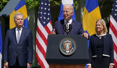 Biden says US fully backs Sweden and Finland NATO bids